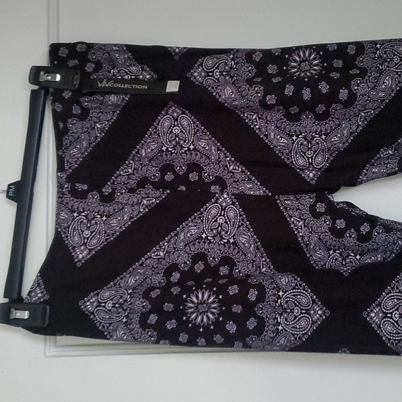 Viv Collection women's high waisted print leggings - Picture 1 of 13